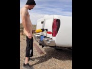 Preview 5 of Outdoor Hike and Jerk! PUBLIC CUMSHOT