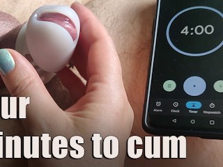 Can he Cum in four Minutes?