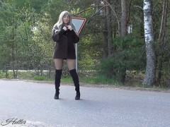 Захотела почувствовать себя уличной проституткой - Screenshot 1 of 16 - Exhibitionist Wife