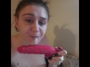 Preview 6 of Sloppy Deepthroat Sexting Session