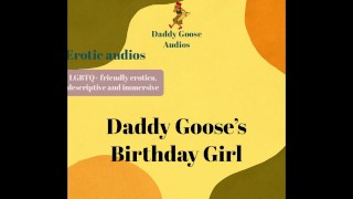 Aniversariante do papai Goose [louvor, aftercare, carinhoso]