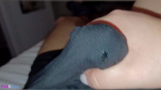 My Stepsister Plays W/ My Boxers While We Watch TV & Tastes Precum W/ Surprise Ending | PiinkNBluue