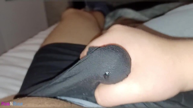 My Stepsister Plays W/ My Boxers While We Watch TV & Tastes Precum W/ Surprise Ending | PiinkNBluue
