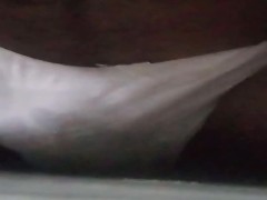 Pee desperation, guy tries to hold his pee and soaks herself! and humping floor