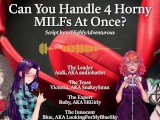 4 Horny MILFs Use You For Their Pleasure [Audio Roleplay w/ SnakeySmut, HiGirly, and audioharlot]