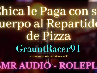 Garota é Penetrada no ânus Por Entregador De Pizza - ASMR Audio Roleplay