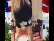 Preview 1 of Donald Trump parody clip - smoking and drinking in the oval office lol