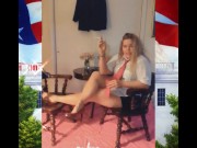 Preview 5 of Donald Trump parody clip - smoking and drinking in the oval office lol