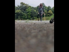 女装 レザーフェチ ブーツフェチ 踏み潰し 女王様 ミストレス domina 日本人  男の娘 - Screenshot 5 of 16 - Leather Fetish