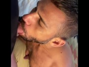 Preview 2 of I Face Fuck Hot Stud. He Eats His Cum Off My Dick.