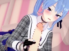 【ホロライブ 星街すいせい】星街すいせいがイチャイチャセックスするだけ2 - Screenshot 2 of 16 - ホロライブ