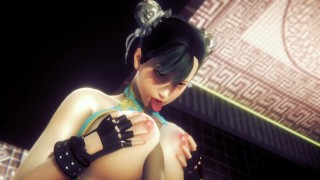 Chun Lee Cow girl POV | Paródia de Street Fighter