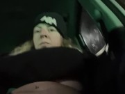 Preview 4 of Milf Makes Herself Cum Quickly In Her Car