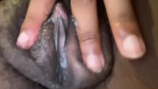 OF: @veramercury Teen playing with her wet fat pussy