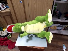 Green dinosaur t-rex : initial effect