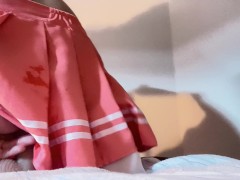 ピンクセーラー服でコスプレオナニー - Screenshot 5 of 16 - 女装