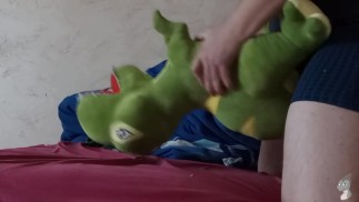 Зеленый динозавр тираннозавр Fun#4