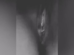 Wet student caresses herself