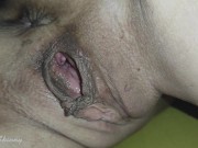 Preview 6 of Look inside this tiny MILF hole POV. Pussy close up view