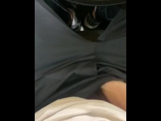 vertical video, exclusive, public handjob, masturbation
