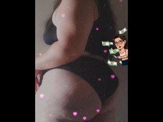 vertical video, solo female, brunette, big ass