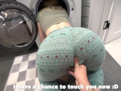step bro fucked step sister while she is inside of washing machine - creampie - Screenshot 2 of 16 - Pov