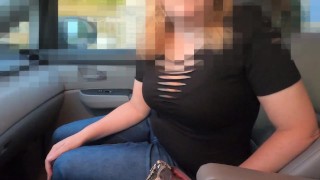 Husband Cuckold Drives Wife Bull Hunting In Public Husband Pays And Waits In Car To Be Fucked