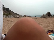 Preview 2 of handjob on beach