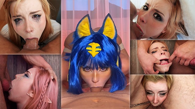 Best Deepthroat Moments Compilation porn video by Sweetie Fox