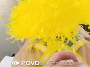 Preview 5 of POVD Facial Explosion Fuck With Horny Cheerleader In POV
