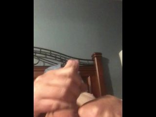 vertical video, masturbation, big dick, cumshot