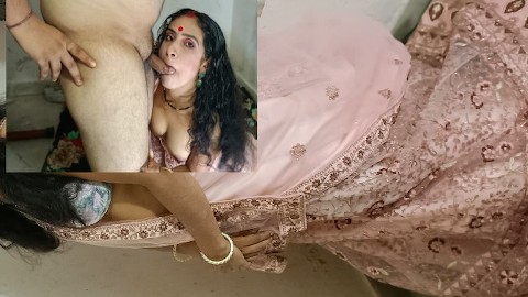 Die Braut wurde am Hochzeitstag von ihrem alten Freund gelutscht und gefickt, indem sie eine Dieneri