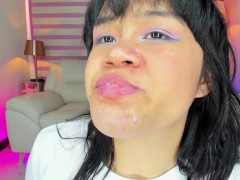 Lila Jordan plays with braces and suspenders