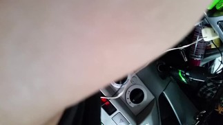 fucking my truck gear shifter and taking good dick
