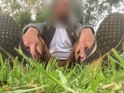 Preview 4 of LOOK AT THOSE TOES WIGGLING JUST FOR YOU - MANLYFOOT - SYDNEY - PUBLIC FOOT SHOW 🇦🇺 🦶
