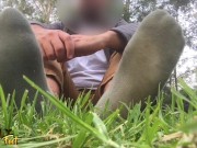 Preview 6 of LOOK AT THOSE TOES WIGGLING JUST FOR YOU - MANLYFOOT - SYDNEY - PUBLIC FOOT SHOW 🇦🇺 🦶
