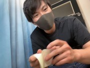 Preview 1 of [Follower request] I masturbated with lotion boxer shorts ♡ [Japanese boy] [Handjob]