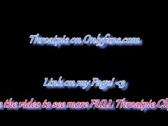 Bondage Whore Has her Legs Tied Up then Blows Big Cock for Throbbing Cumshot 69 DEEPTHROAT THROATPIE