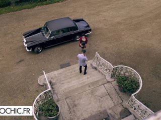 Lovenia Lux playing with her megawand and a man