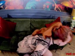 Naughty MILF Red XXX cant stop masturbating