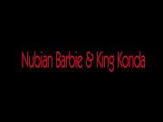 Preview 2 of BLACK-TGIRLS: King Konda And The Nubian Barbie