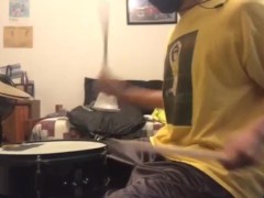 Playing On The Drums While Parents Are Moaning In The Other Room