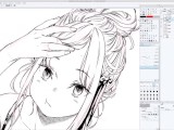 Drawing Anime Girl