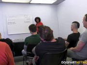 Preview 1 of Misty Stone giving head to 10 guys until they cum