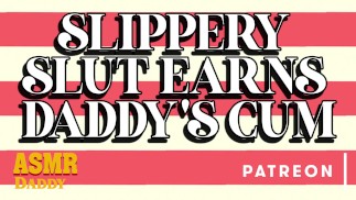Slutty Sub Earns Doms Cum Everywhere - ASMR Daddy Audio Only