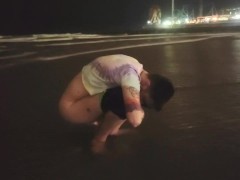 Public Beach Pissing
