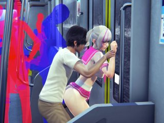 Schoolgirl Fucked in_the Ass in the_Subway Car