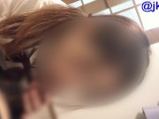 Preview 4 of # 13 [Japanese amateur couple high school girl individual shooting] Have her sister hurry up and giv