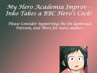 hentai anime, creampie, my hero academia, erotic audio