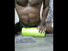 Muscular Guy Moaning While Humping Floor - Cum Handsfree